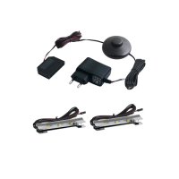 Osvětlení skleněných polic - Kovové LED svítidlo pro osvětlení skleněných polic, 2ks,12VDC, IP20, 66x15x10