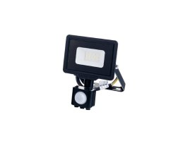 Přisazené reflektory s čidlem - LED SMD reflektor se senzorem City Line 10W, IP65, černé provedení