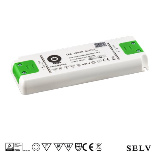 Napájecí zdroje 24V - 50W Nábytkový napájecí zdroj, FTPC50V24-C2, 24V, 2,08A, IP20 - foto 1
