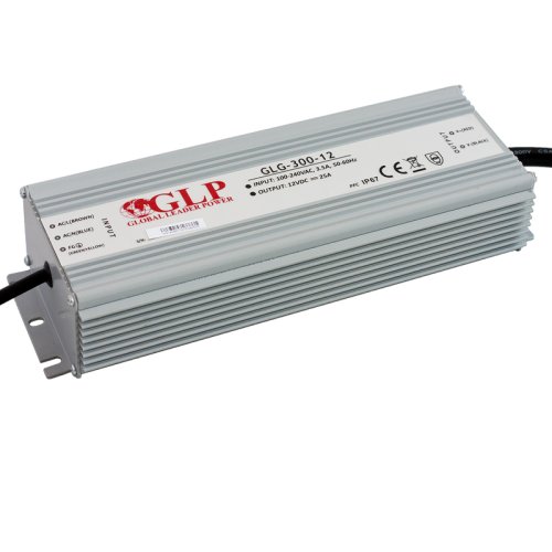 Napájecí zdroje 12V - 300W Profesionální napájecí zdroj, GLG-300-12A, 12V, 25A, IP67 - foto 1