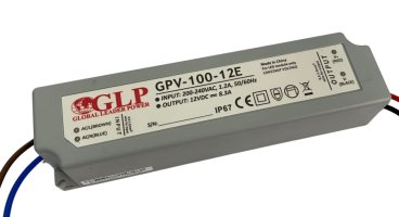 Napájecí zdroje 12V - 100W LED zdroj GPV-100-12E, 8,3A, 12V