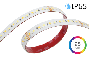 Barevné LED pásky - RGB, RGBW, RGB+CCT - IP65 vodeodolný RGB+CCT pásek 34W/m, PROFI, 216LED, 2835, RGB +1800/6500K, CRI>95, 5let záruka