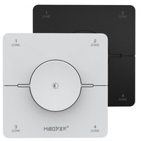 2,4Ghz Ovladače (CCT, stmívače) - Nástěnný ovladač 4 zónový CCT, 2.4GHz, 2 x AAA, K0S, Mi-Light