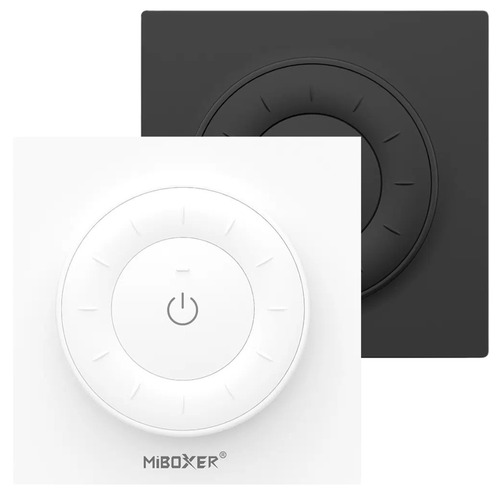 2,4Ghz Ovladače (CCT, stmívače) - Dálkový ovladač s otočným kolečkem pro jednobarevné a CCT LED, 2.4GHz, CR2032, K3, MiLight - foto 1