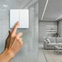 Kinetický systém - Kinetický nástěnný vypínač 4-zónový, bezdrátový a bezbateriový pro LED osvětlení, RF 433MHz, S3 - foto 6