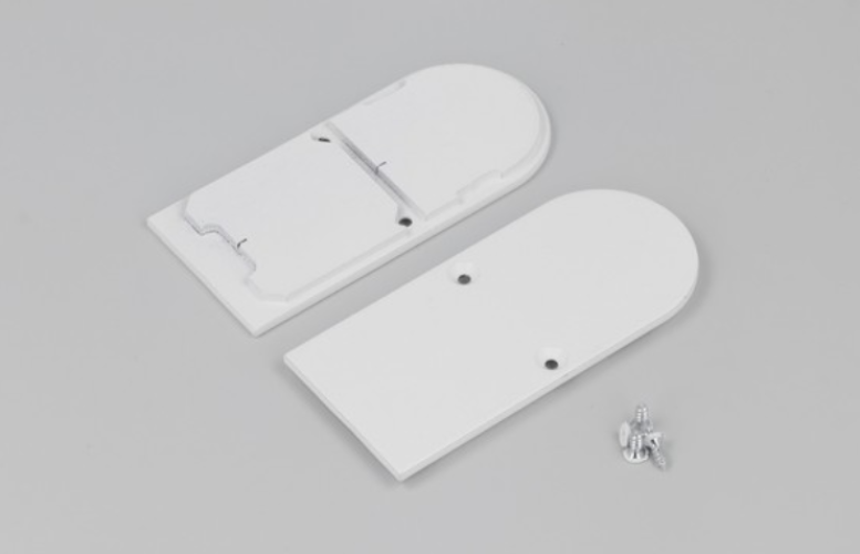 Difuzory a koncovky - Koncovka profilu COMBO30-01A-D9 bílá, kov, V6999301S - foto 1