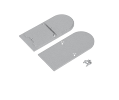 Difuzory a koncovky - Koncovka profilu COMBO30-01A-D9 stříbrná, kov, V6999322S