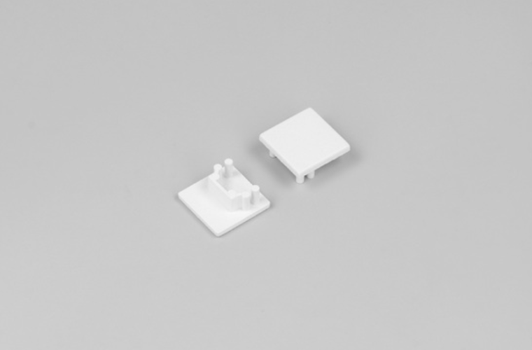 Difuzory a koncovky - Koncovka profilu COZY12 bílá, plná, L7999901 - foto 1