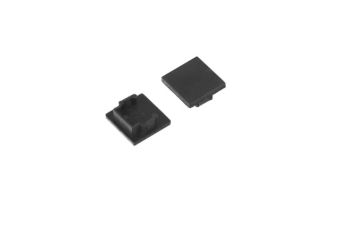 Difuzory a koncovky - Koncovka profilu HOOD14, plná, černá - foto 1