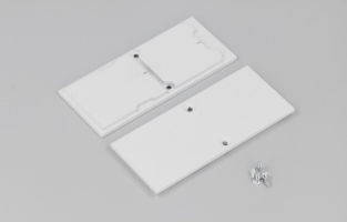 Difuzory a koncovky - Koncovka profilu COMBO30-01A-E9 bílá, kov, V6999401S