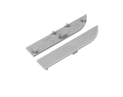 Difuzory a koncovky - Koncovka profilu SKIRT10, stříbrná, J2998940