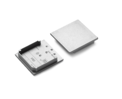 Difuzory a koncovky - Koncovka profilu VARIO30-08A stříbrná, V4940040