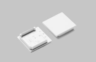 Difuzory a koncovky - Koncovka profilu VARIO30-08A bílá, V4940001