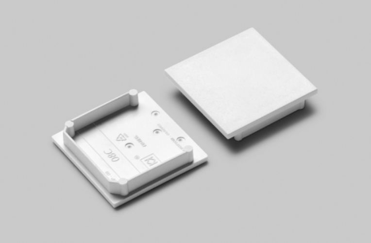 Difuzory a koncovky - Koncovka pro profil VARIO30-08C bílá, V4960001 - foto 1