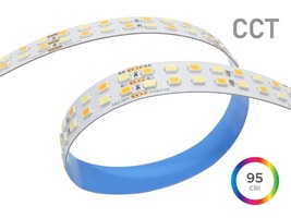 Dvoubarevné LED pásky - CCT - 20 + 20 W/m CCT LED pásek, PROFI, DOUBLE, 14mm, 288LED/m, 24VDC, CRI>95, 1800-6500K, IP20