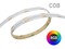 LED pásky - 50m kotouče - 14W RGB COB LED pásek, 10mm, 576LED/m, 24VDC, IP20