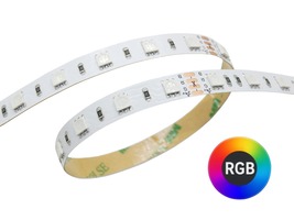 LED pásky - 50m kotouče - 14W RGB SMD5050 LED pásek, 10mm, 60LED/m, 24VDC, IP20
