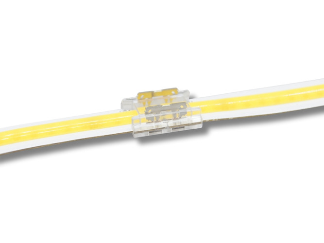 Kabely a příslušenství - Spojka pro 8 mm jednobarevné LED pásky, 2 piny, 6A - foto 1