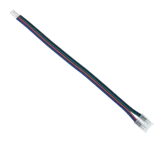 Kabely a příslušenství - Napájecí přípojka pro 10mm RGB COB pásky, 4piny, 6A