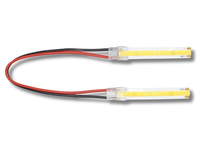 Kabely a příslušenství - Napájecí přípojka pro 8 mm jednobarevné LED pásky, 2 piny, 6A - foto 1