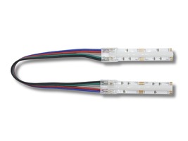 Přislušenství pro LED pásky - Napájecí přípojka pro 10 mm RGB COB LED pásky, 4 piny, 6A