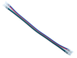 Kabely a příslušenství - Drátová spojka pro 10mm RGB COB pásky, 4piny, 6A