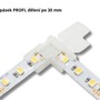 Přislušenství pro LED pásky - L spojka pro 8 mm jednobarevné LED pásky, 2 piny, 5A - foto 3