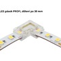 Přislušenství pro LED pásky - Rohová spojka pro spojení dvou 8 mm jednobarevných LED pásků, 2 piny, 6A - foto 5