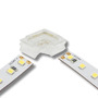 Přislušenství pro LED pásky - Rohová spojka pro spojení dvou 10 mm jednobarevných LED pásků, 2 piny, 6A - foto 2