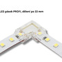 Přislušenství pro LED pásky - Rohová spojka pro spojení dvou 10 mm jednobarevných LED pásků, 2 piny, 6A - foto 4
