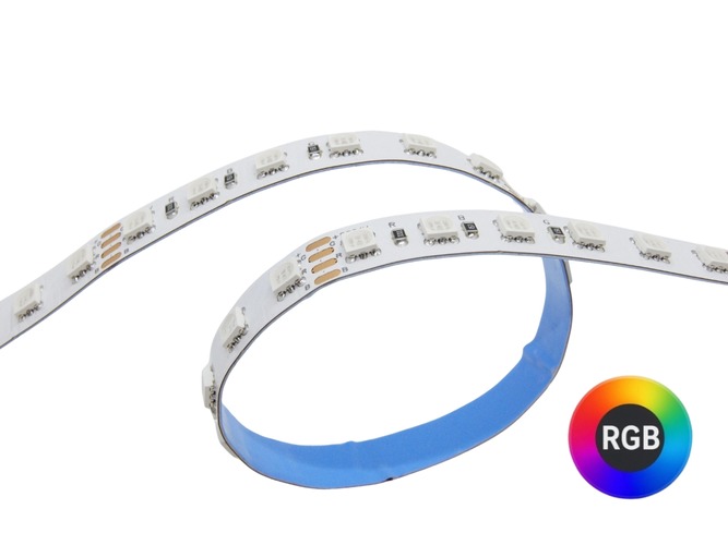 Barevné LED pásky - RGB, RGBW, RGB+CCT - 14W, 8mm RGB SMD3535 LED pásek, 120LED/m, 24VDC, IP20, 2 roky záruka - foto 1