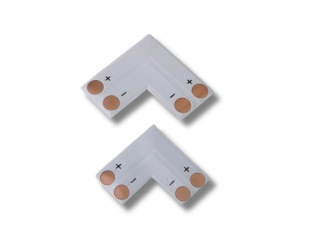 Přislušenství pro LED pásky - PCB spojka L pro LED pásek 8mm - foto 1