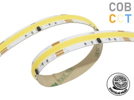 Digitální LED pásky - Digitální pásek CCT COB, 10W+10W, 576LED/m, 24VDC, 10mm, 2700-6500K