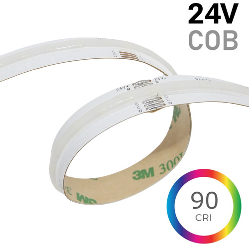 Barevné LED pásky - RGB, RGBW, RGB+CCT - 21W COB LED pásek RGB+CCT, 12mm, 24VDC, 660LED/m, CRI90, IP20 - foto 1