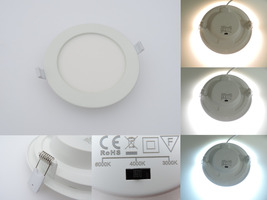 Vestavná svítidla - Kulatý 12W CCT LED panel, nastavení barvy 3000-6500K, 950Lm, 3 roky záruka, OP2591