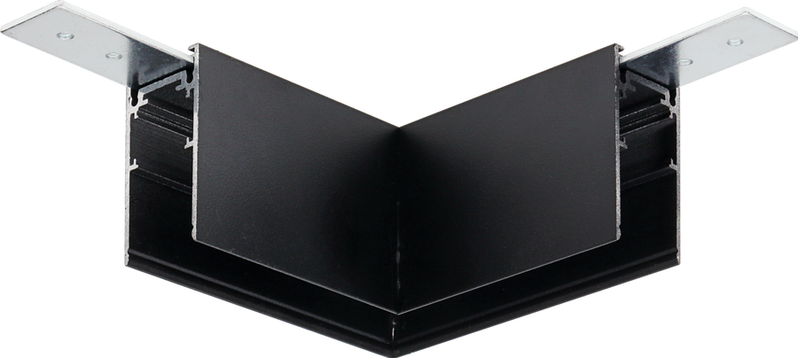 Povrchový / zavěšený systém MAG S20 - Rohová spojka profilu MAG S20, černá, OP5412 - foto 1