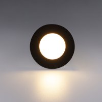 Bodová - LED bodové svítidlo MAGNETO 2,8W, 260Lm, Ø 75mm, DC 12 V, černá