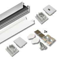 Kompletní SETY LED profilů - Set LED profilu AVA MAGLYTE-10 s příslušenstvím, stříbrný