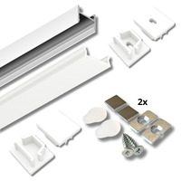 Kompletní SETY LED profilů - Set LED profilu AVA MAGLYTE-10 s příslušenstvím, bílý