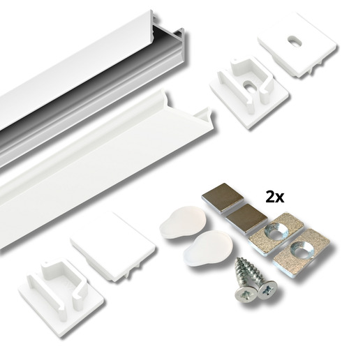 Kompletní SETY LED profilů - Set LED profilu AVA MAGLYTE-10 s příslušenstvím, bílý - foto 1