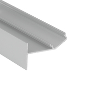 Ukončovací - Hliníkový profil GLOW12 UP do sádrokartonových podhledů A1C, anodizovaný