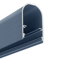 Profily s prostorem pro zdroj - Hliníkový závěsný profil NAMI23, titanová modrá, C9/D9