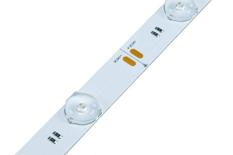 LED moduly - LED lišta 24V, 12W, 168st., 6500K, záruka 3 roky - foto 1