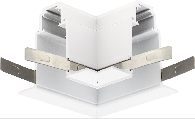 Podomítkový / sádrokartonový systém MAG R35 - Rohová spojka profilu MAG R35, bílá, OP5253 - foto 1