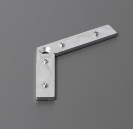 Úchyty, spojky, závěsný materiál - Rohová spojka Q9-120st, pozinkovaná ocel, V5999619S - foto 1