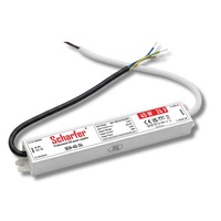 Napájecí zdroje 24V - LED napájecí zdroj Scharfer, 24V, 45W, 1,87A, IP67, SLIM, 7 let záruka