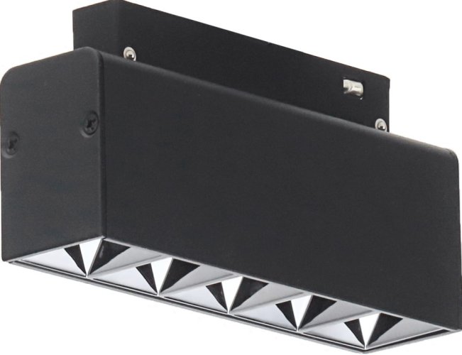 On/Off svítidla pro MAG - LED světlo do track magnetické lišty 5-Heads M35, IP20, 10 W, 13,5 cm, černé - foto 1