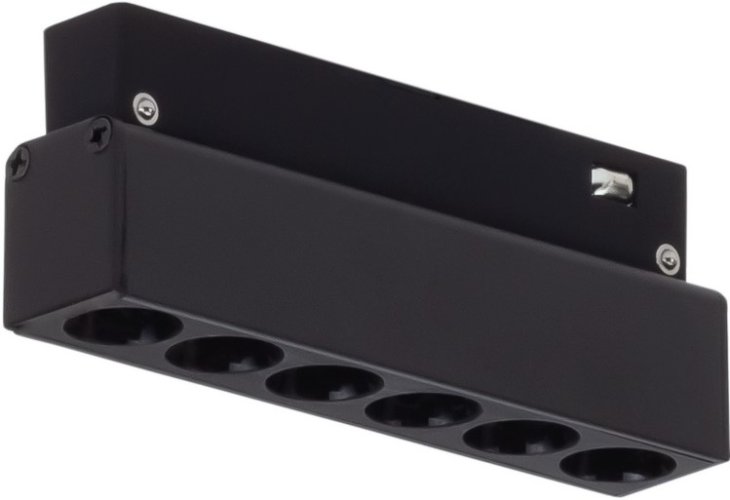 On/Off svítidla pro MAG - LED světlo do track magnetické lišty 6-Heads 205, IP20, 6 W, černé - foto 1