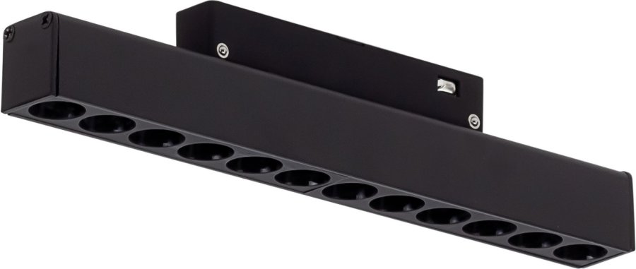 On/Off svítidla pro MAG - LED světlo do track magnetické lišty 12-Heads M20, IP20, 12 W, černé - foto 1