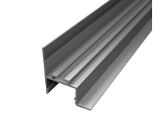 Soklové (obvodové, dekorační) - Hliníkový LED profil RECESSED 7, stříbrný